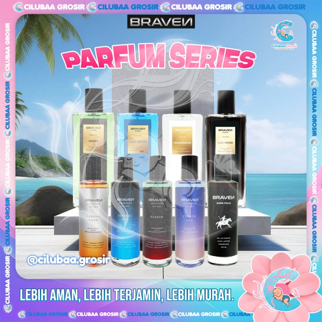 BRAVEN Eau De Parfum Series Code & Collection 100mL || Parfum Pria Tahan Lama