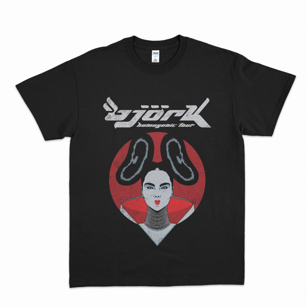 KAOS BAND BJORK HOMOGENIC TOUR / T-SHIRT BAND