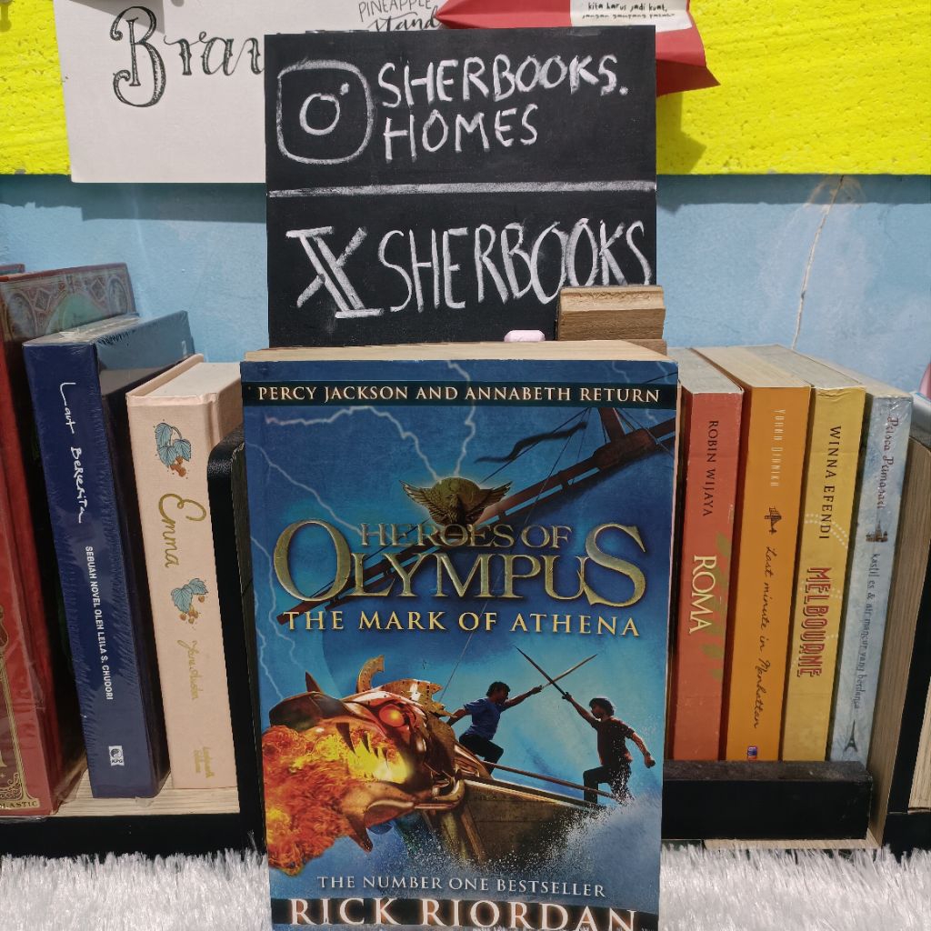 [PRELOVED ENG ORI] The Mark of Athena (The Heroes of Olympus #3) - Rick Riordan