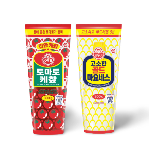

Ottogi Tomato Ketchup & Gold Mayonnaise Asli Made In Korea