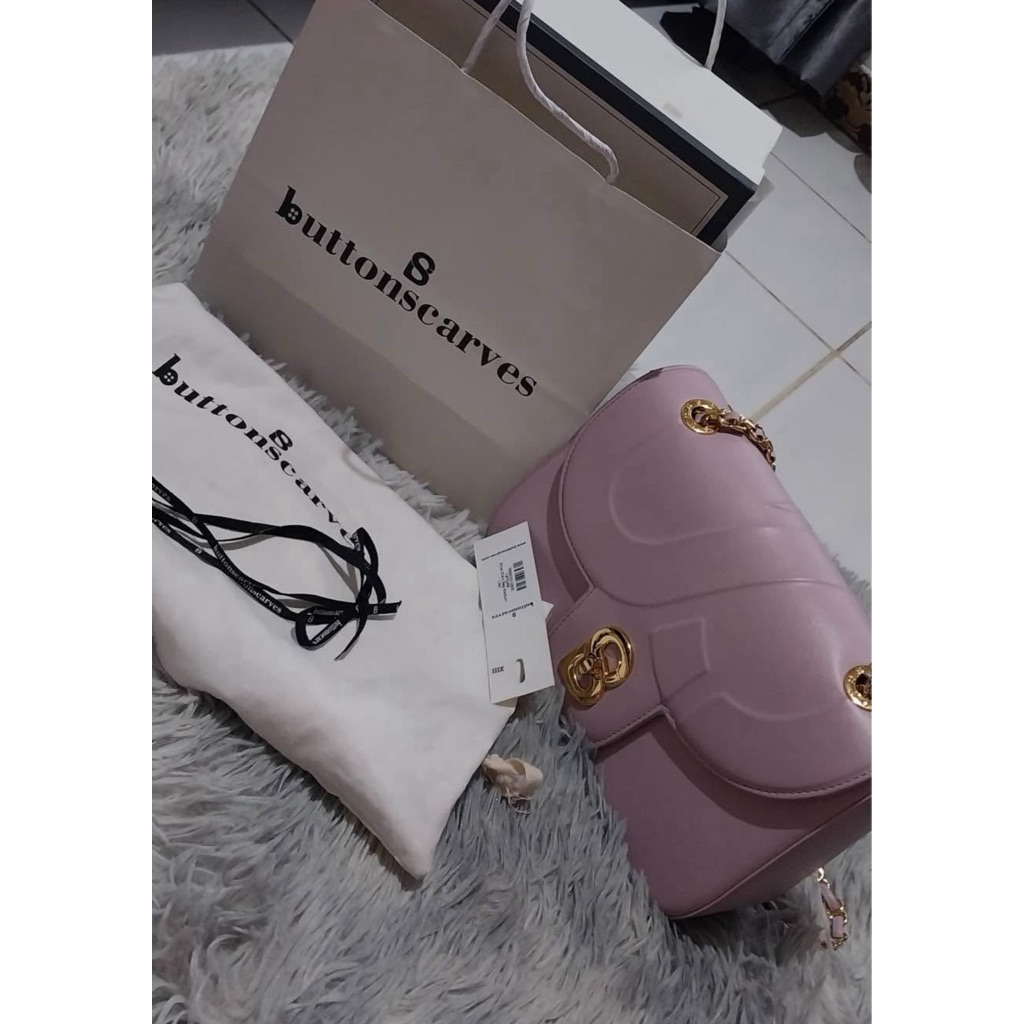 Alma Chain Bag Buttonscarves Lilac Medium PL