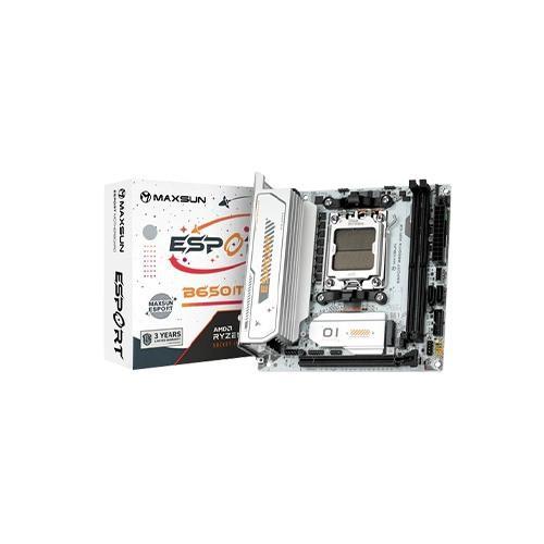Maxsun eSport B650ITX WIFI ICE D5 DDR5 M.2 Mini PC Mobo Motherboard AMD AM5 ITX B650 B650M B650i