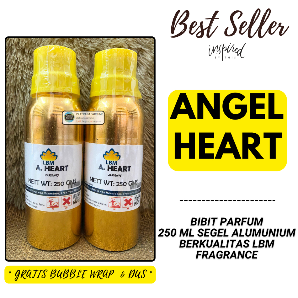 Bibit Parfum ANGEL HEART 250 ML SEGEL BIBIT LBM Fragrance / Angel Heart By LBM Original 250 ML Bibit