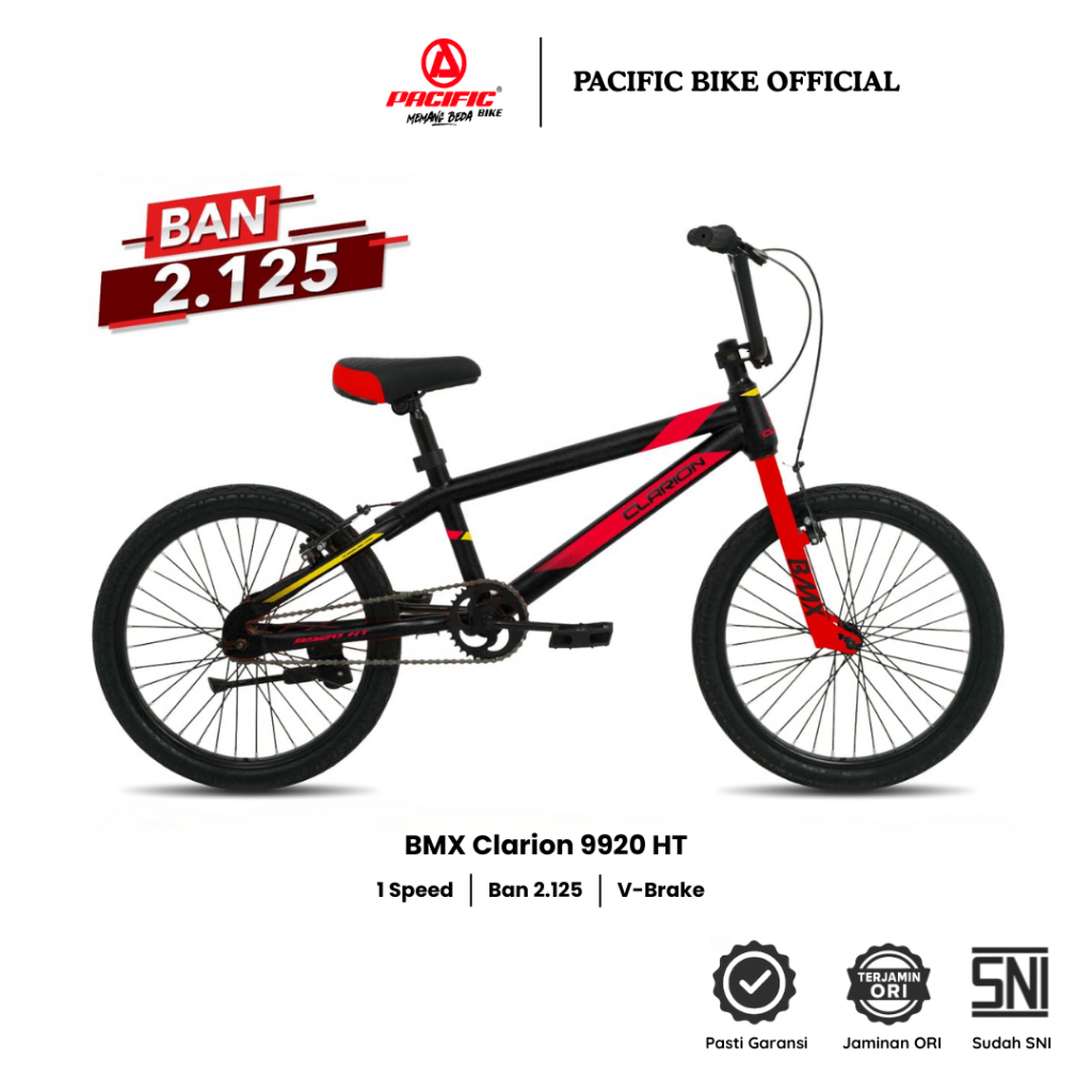 Pacific Sepeda BMX Anak Clarion 9920 HT Ban 2.125 Ukuran 20