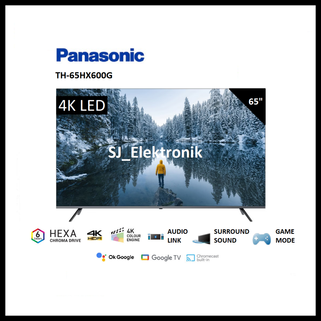Panasonic 65NX600G 4K UHD Google TV | Smart LED TV 65 Inch TH-65NX600G / 65NX600