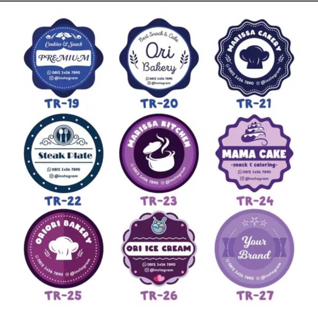 

stiker cromo bebas desain per biji