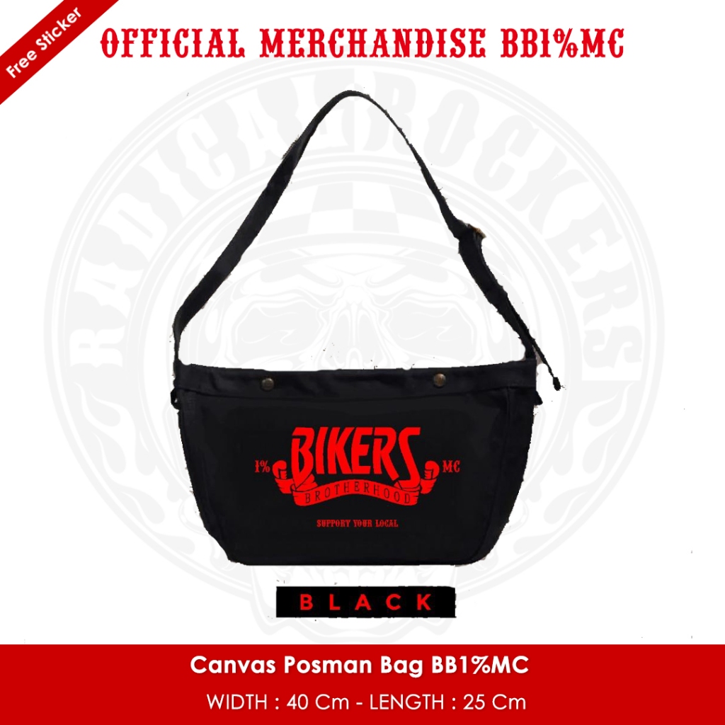 Posman Bikers Brotherhood 1% MC Canvas