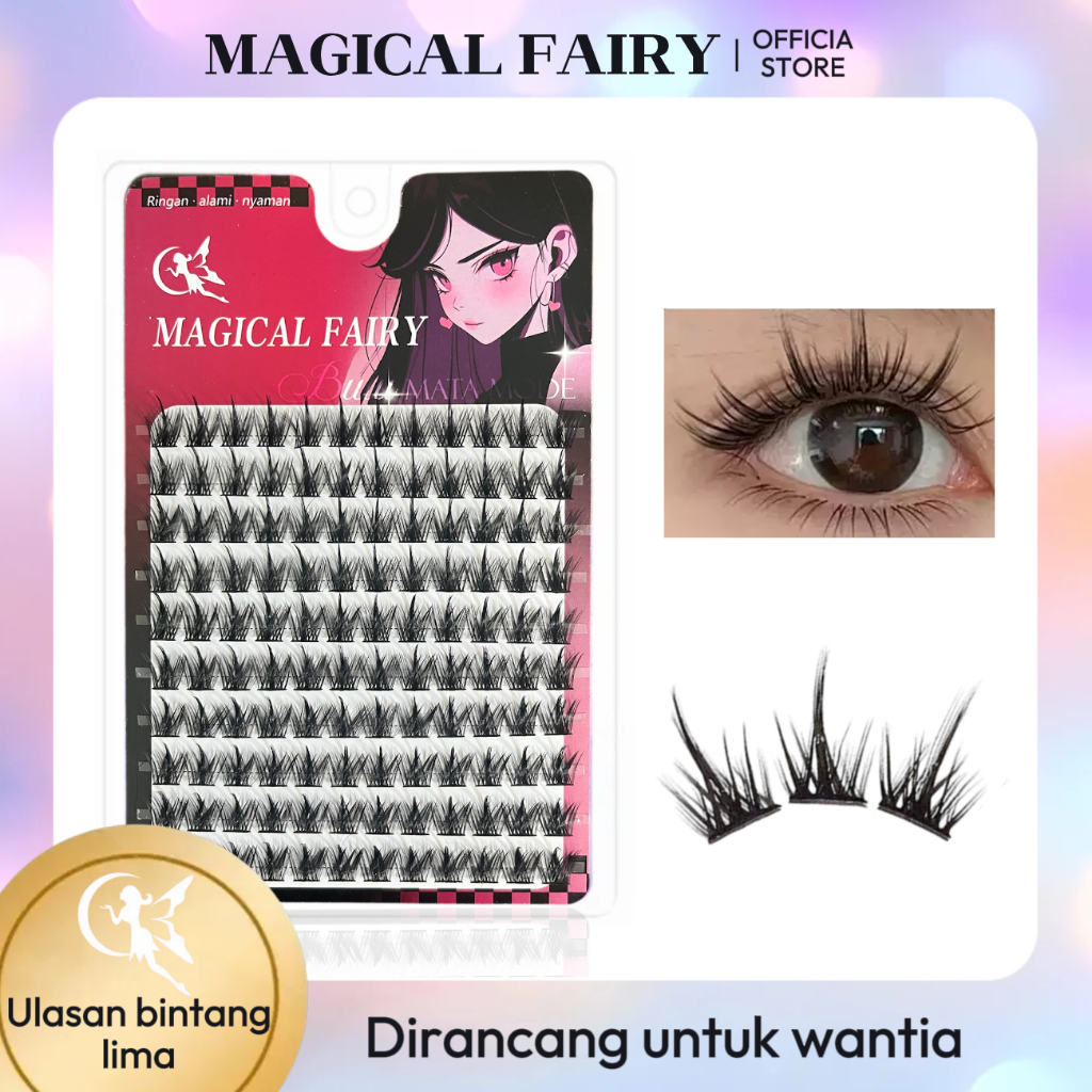 MAGICAL FAIRY [A03] Bulu Mata Palsu Kapasitas Super Besar 10 baris
