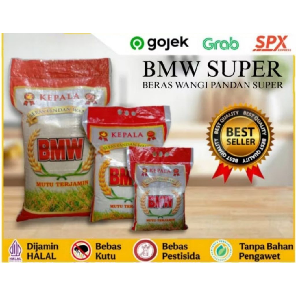 

BERAS PANDAN WANGI BMW PADI 5KG 10KG 20KG