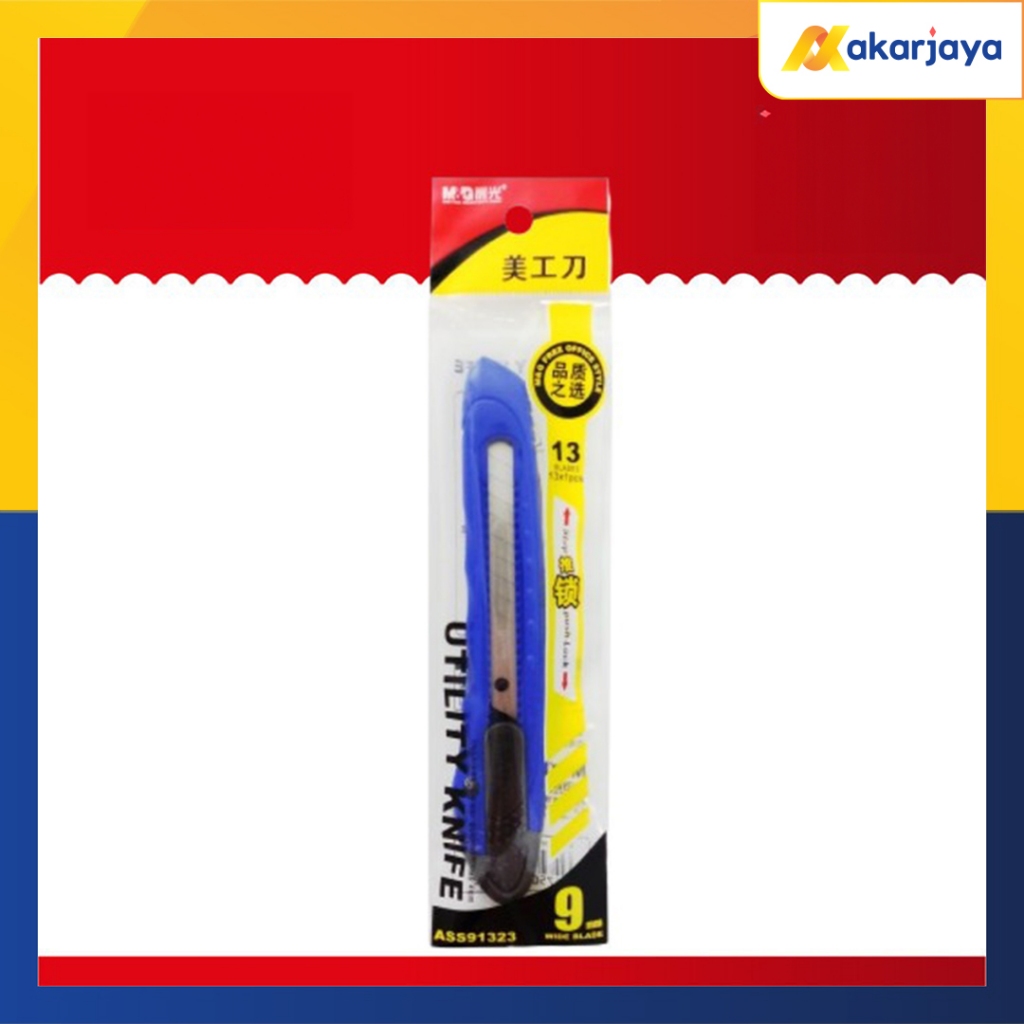 

M&G ASS91323 Utility Economic Knife 9mm Manual Lock Cutter