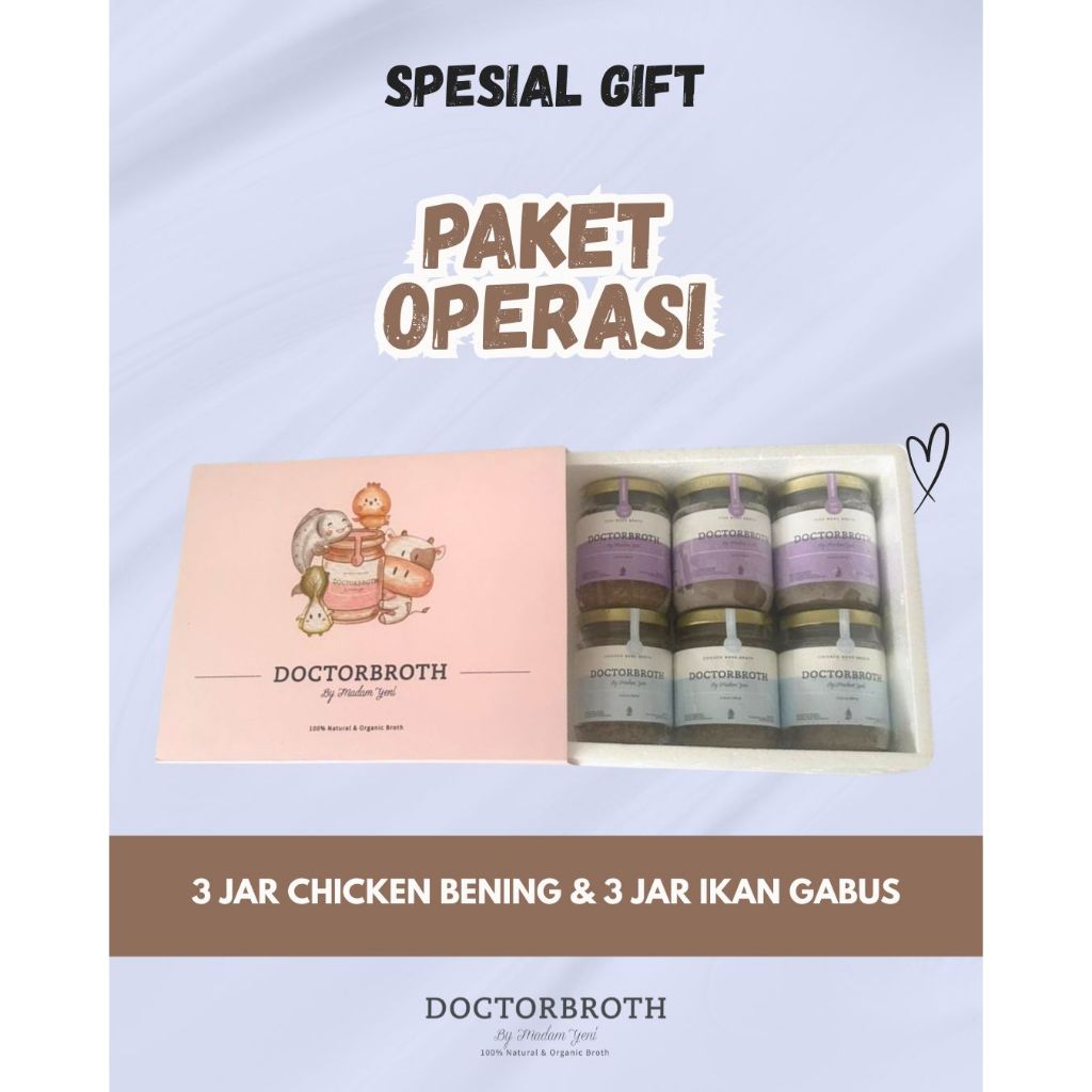 

Special Gift - Paket Operasi Bone Broth DOCTORBROTH