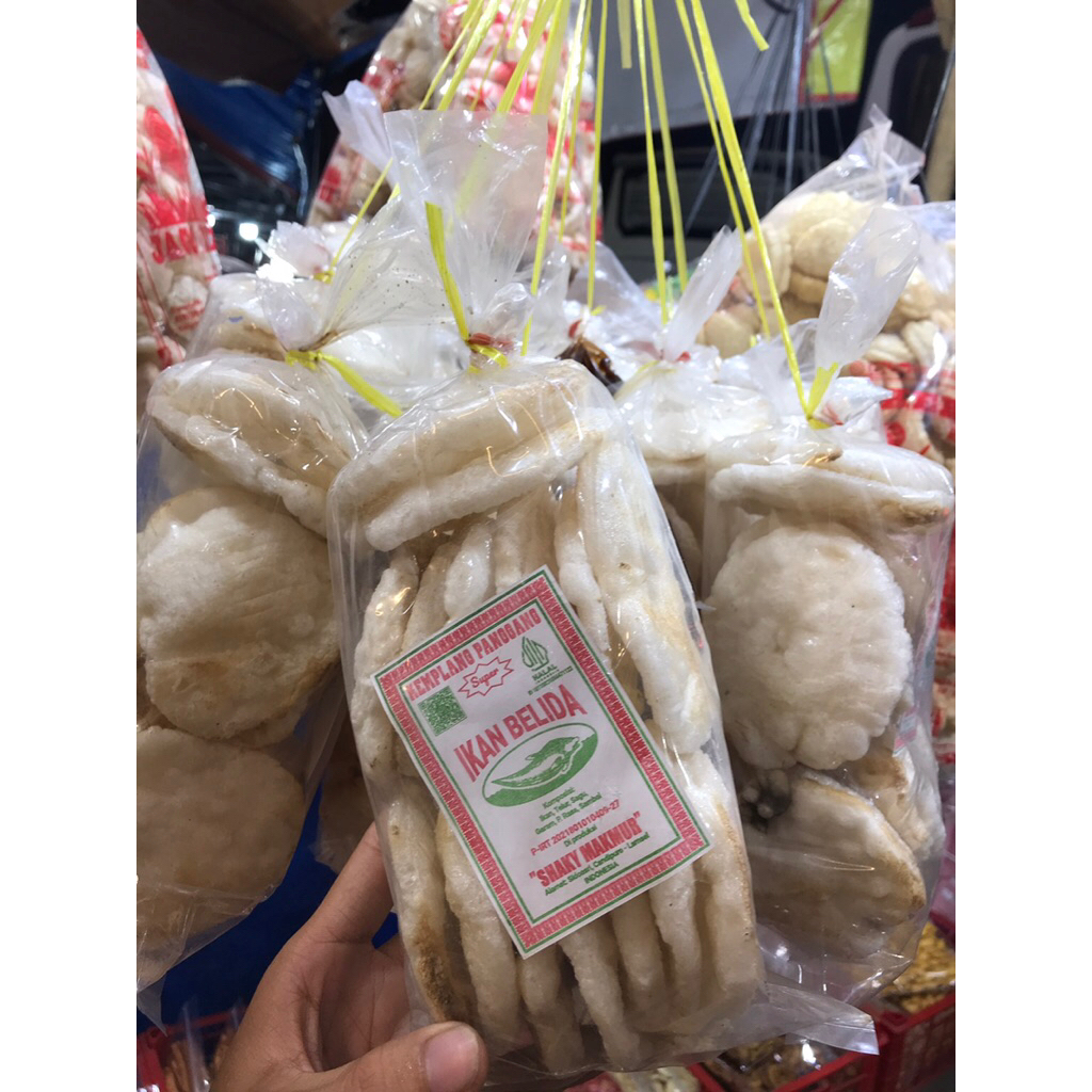 Kemplang Lampung Ikan Belida Gurih Sudah Dengan Sambal [ Oleh Oleh khas Lampung ]