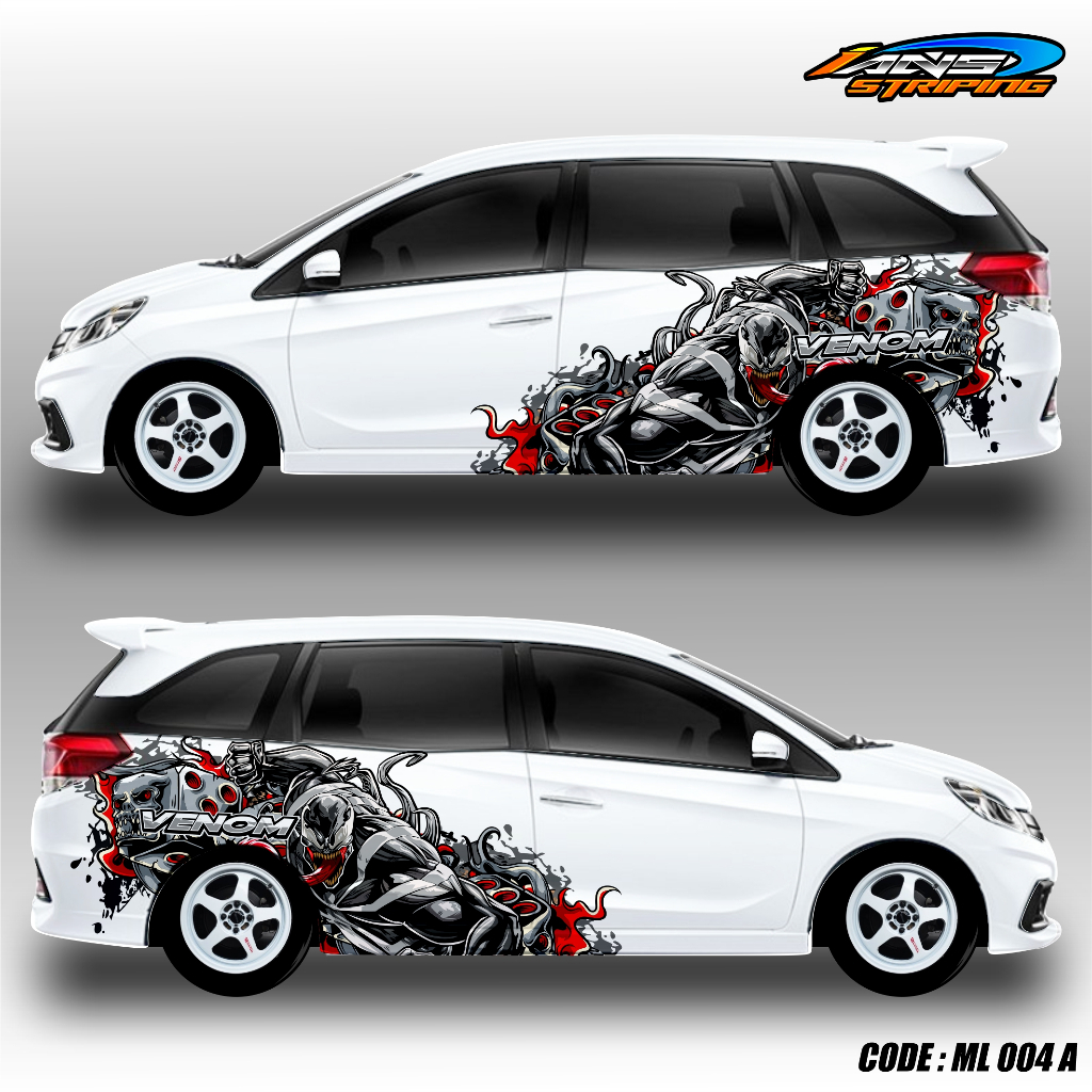 ML 004 - STIKER MOBIL JAZZ, BRIO, SIGRA, YARIS, SWIFT DOOF-STIKER MOBIL JAZZ, BRIO, SIGRA, YARIS DES