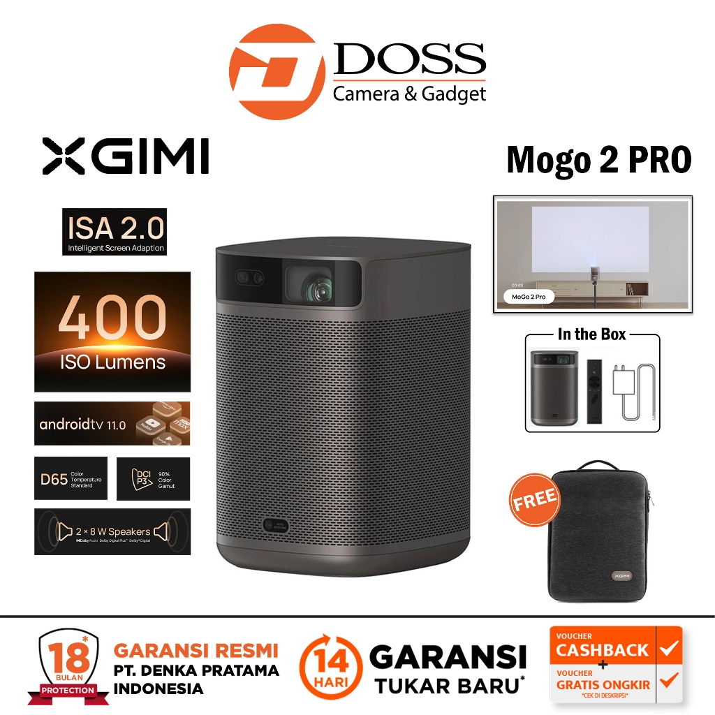 XGIMI MoGo 2 Pro 1080p Full HD Portable Projector Mogo2 Pro