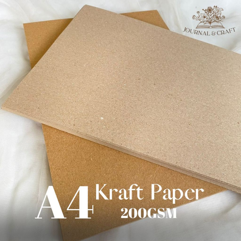 

Kraft Liner 200 Gsm / Kertas Samson Uk A4 21 cm X 29.7 cm Kertas Kraft A4 Liner 200 gsm isi 50 lembar / Kertas Kraft Liner A4 200 gsm