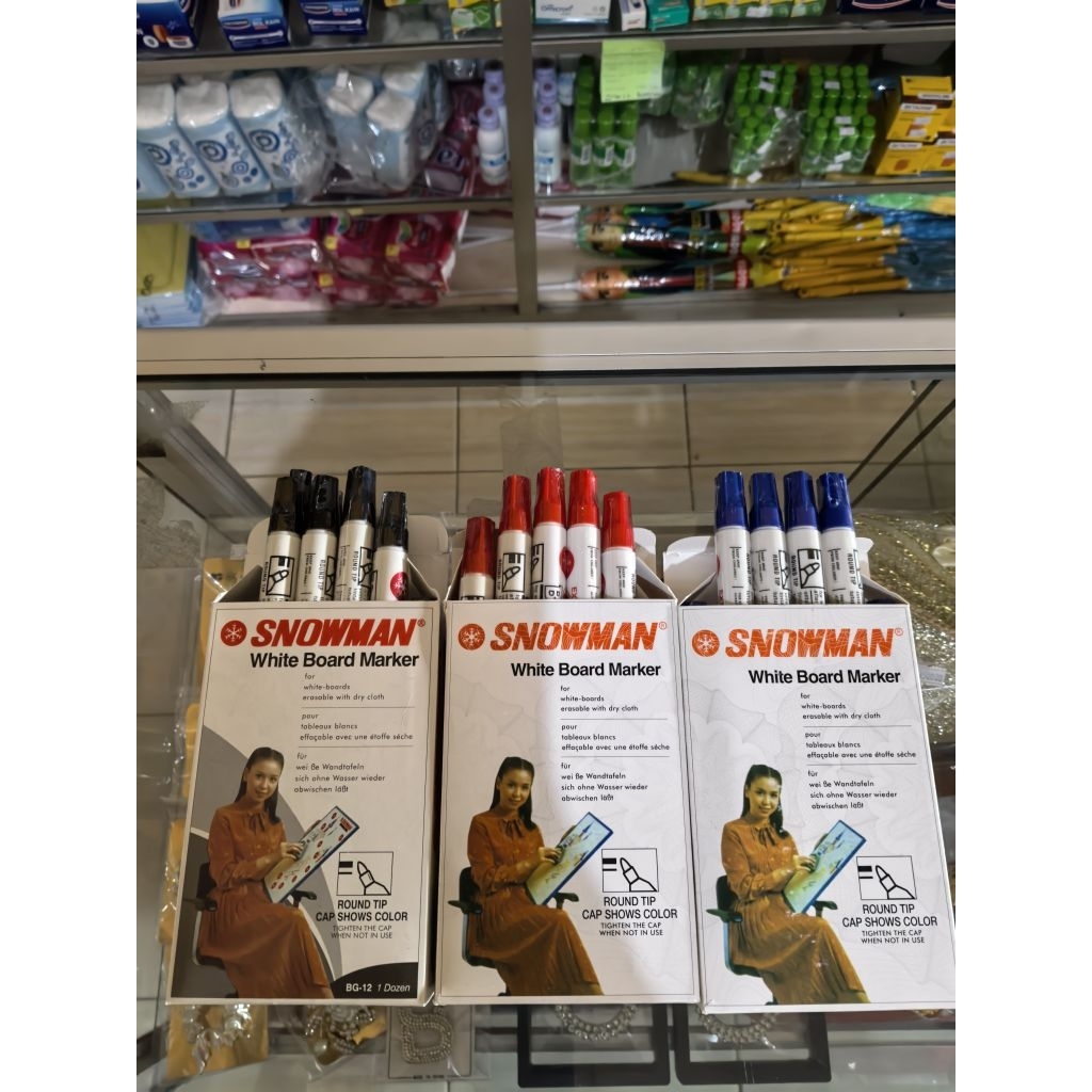 

Spidol Snowman (1kotak isi12)