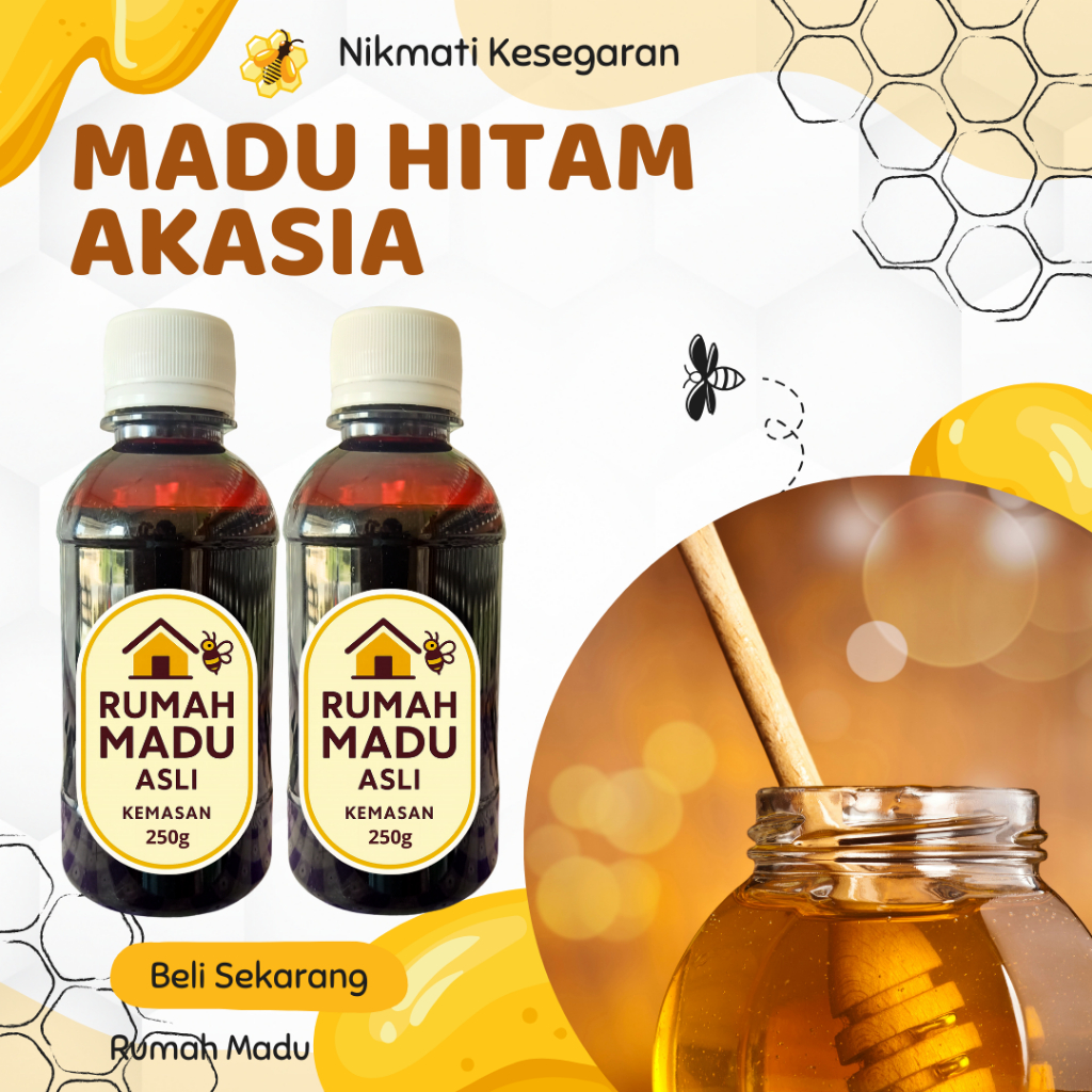 

Madu Akasia Hitam 250g – Madu Murni Sehat & Alami
