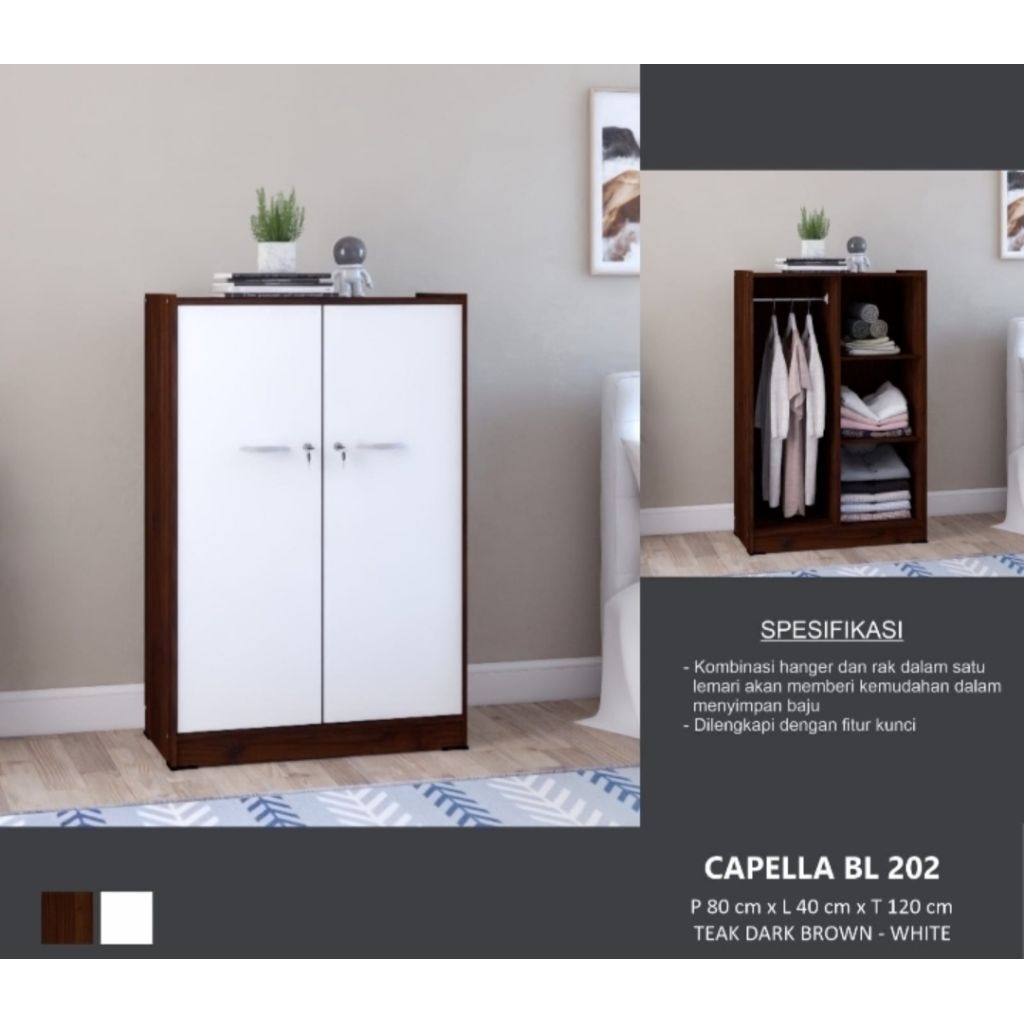 lemari anak / anak kos capella BL 202