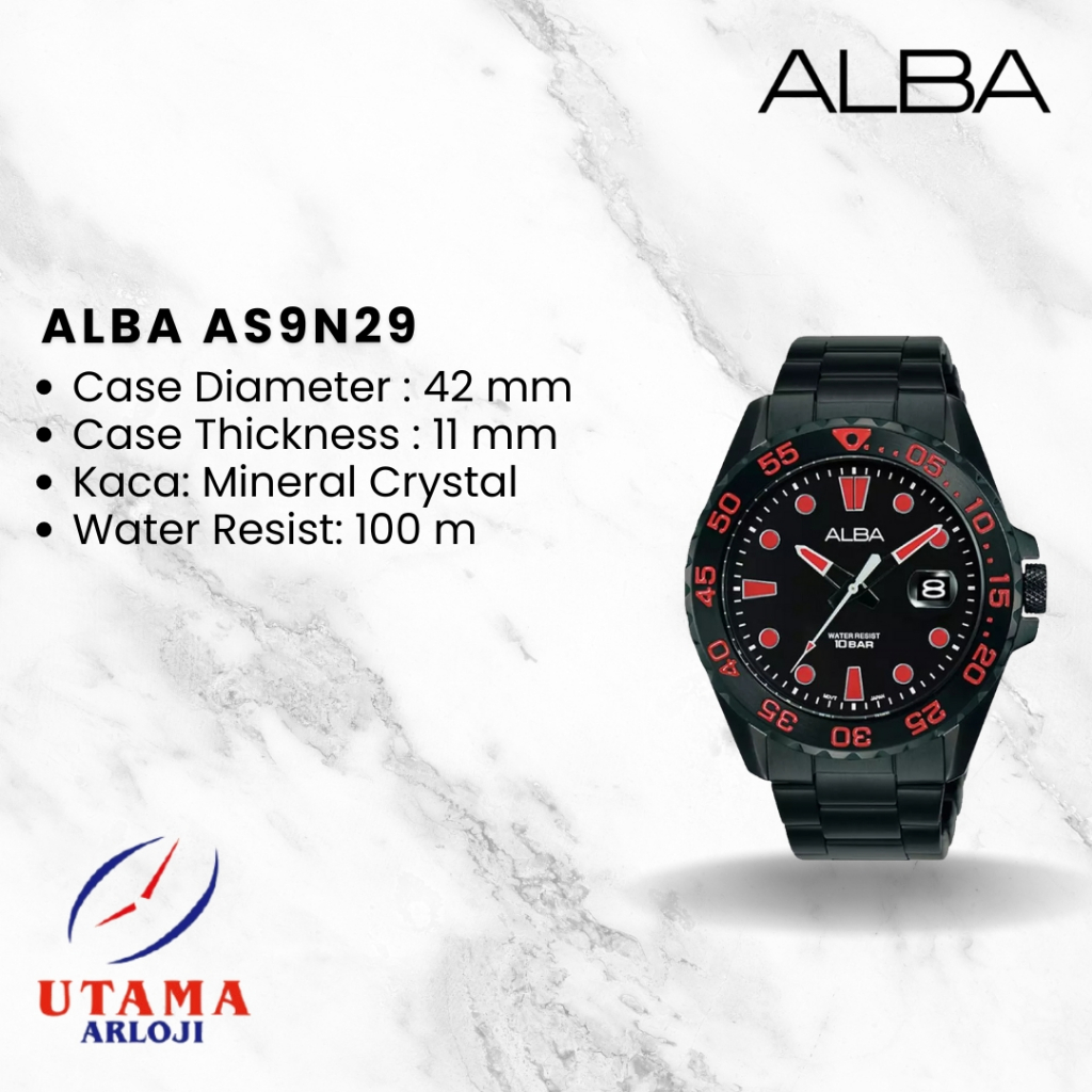ALBA Sport AS9N29 Jam Tangan Sport Pria