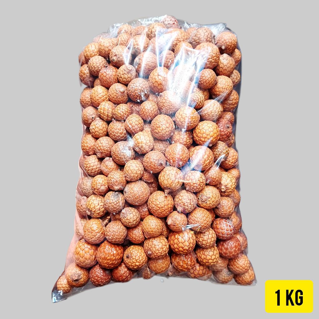 buah rotan kering - 1 kg biji rotan bulat - biji manau - biji jarneng - bahan kerajinan rustic