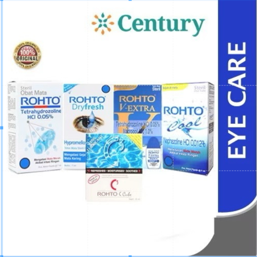 ROHTO COOL TETES MATA /MATA MERAH/ MATA KERING/MATA IRITASI/PELEMBAB MATA/MATA ALERGI