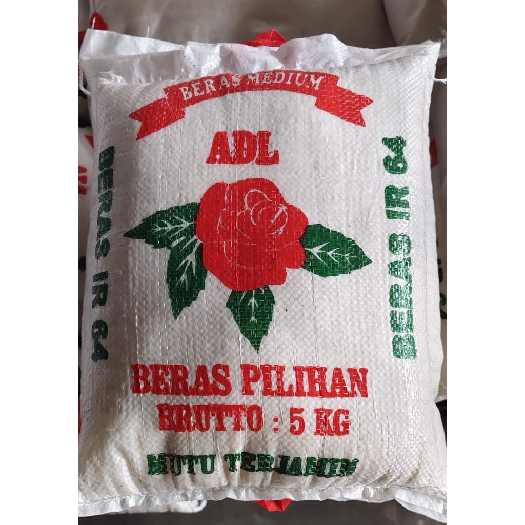 

BERAS CAP MAWAR ADL, BRUTO 5 kg