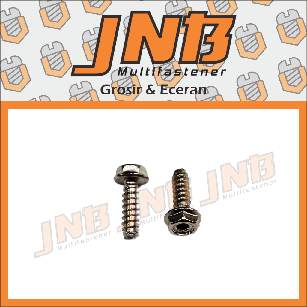 Baut Skrup Body Motor Dwi Fungsi Stainless Honda 4 x 16 Anti Karat Beat Vario PCX ADV Spin Skywave G