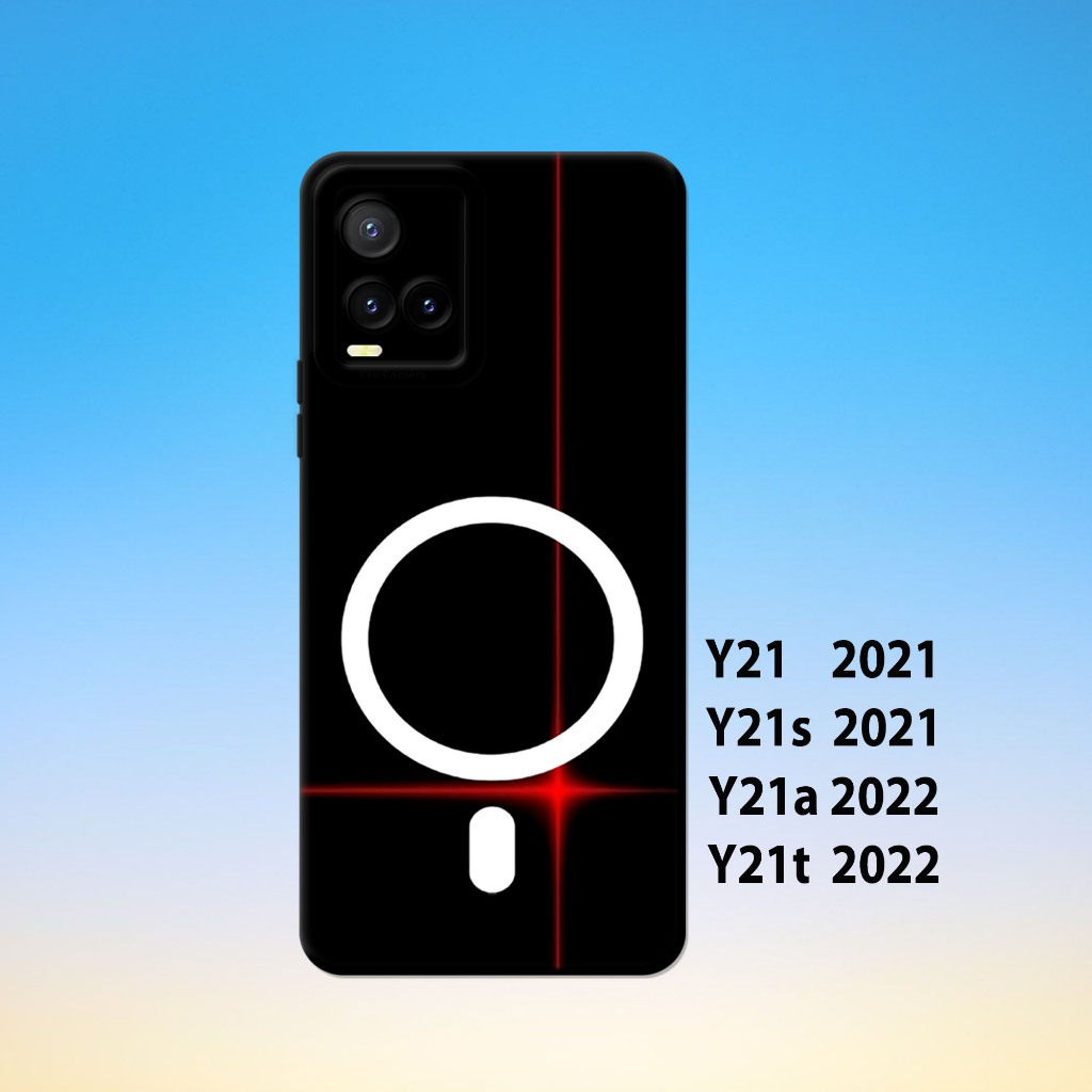 Silikon vivo Y21 ,vivo Y21S ,vivo Y21A ,vivo Y21T _Case Casing Hp Karet Hitam keren Lentur Tebal