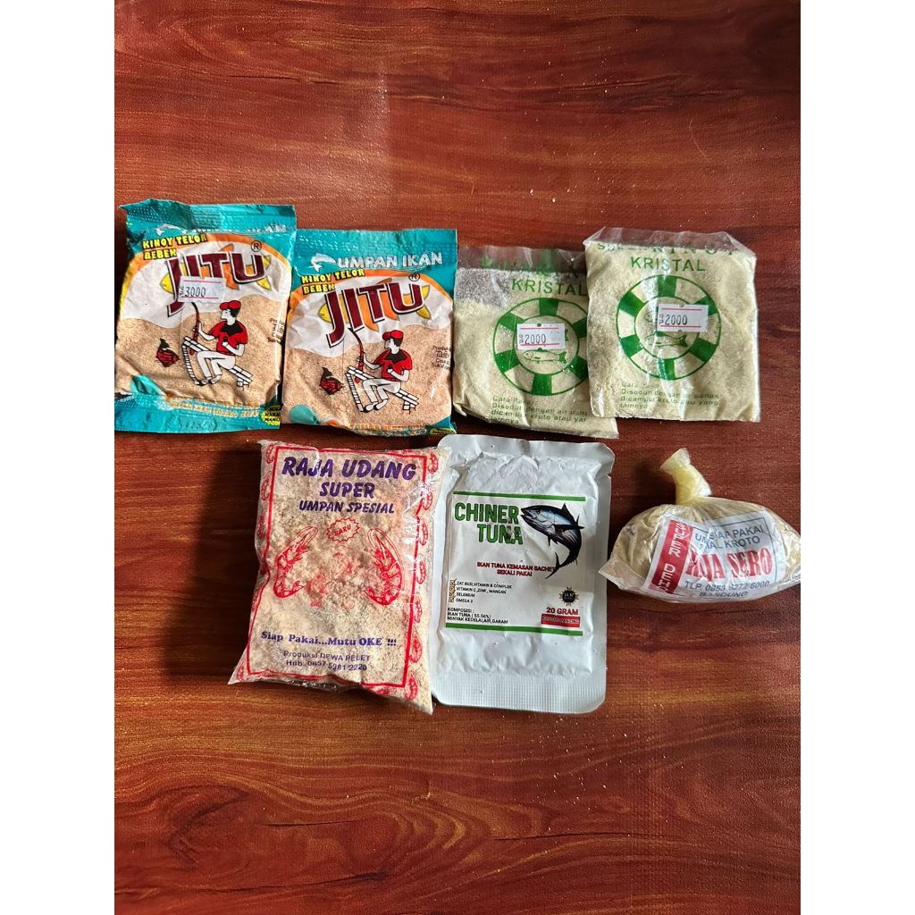 paket hemat umpan ikan mas dan nila