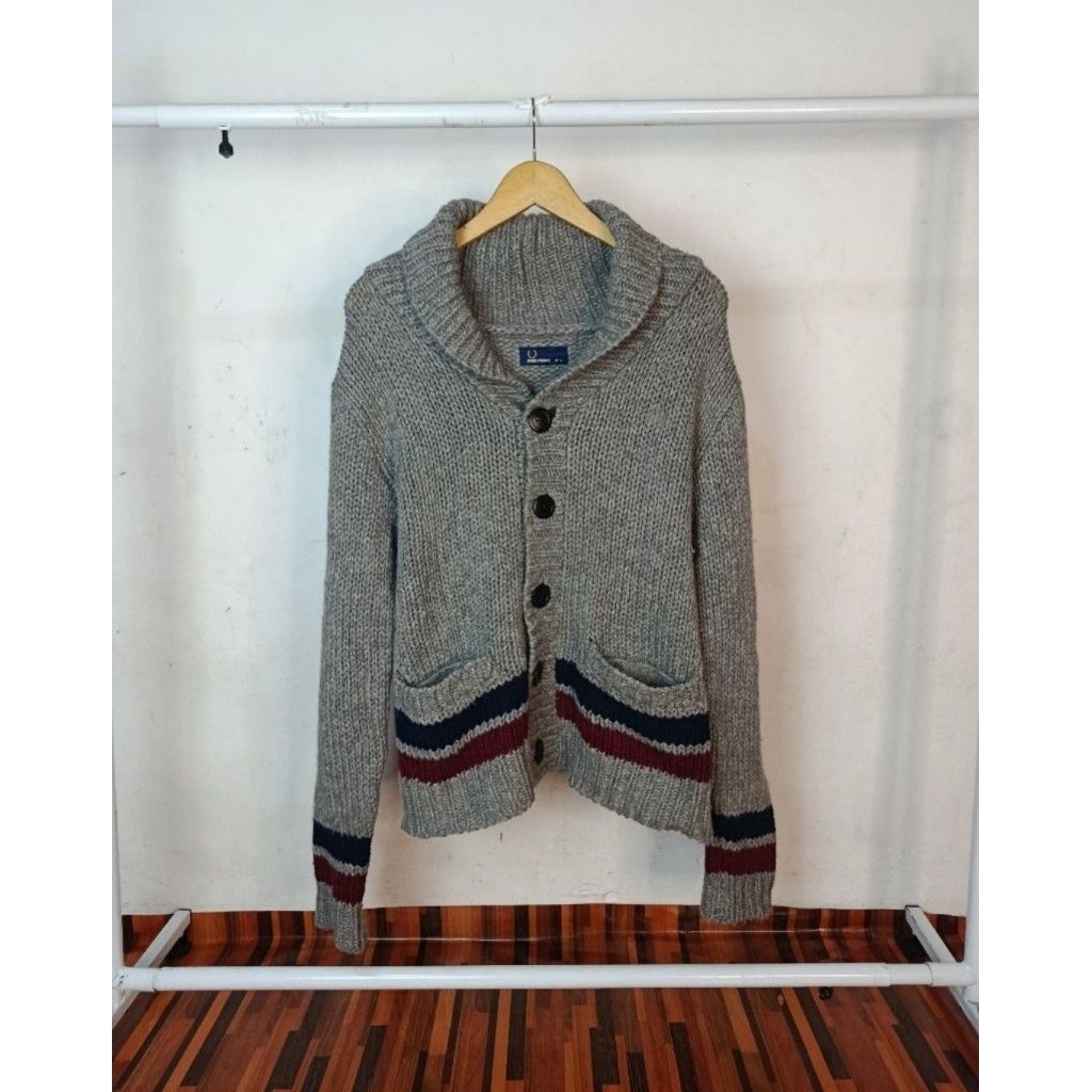 Fred Perry second cardigan knit