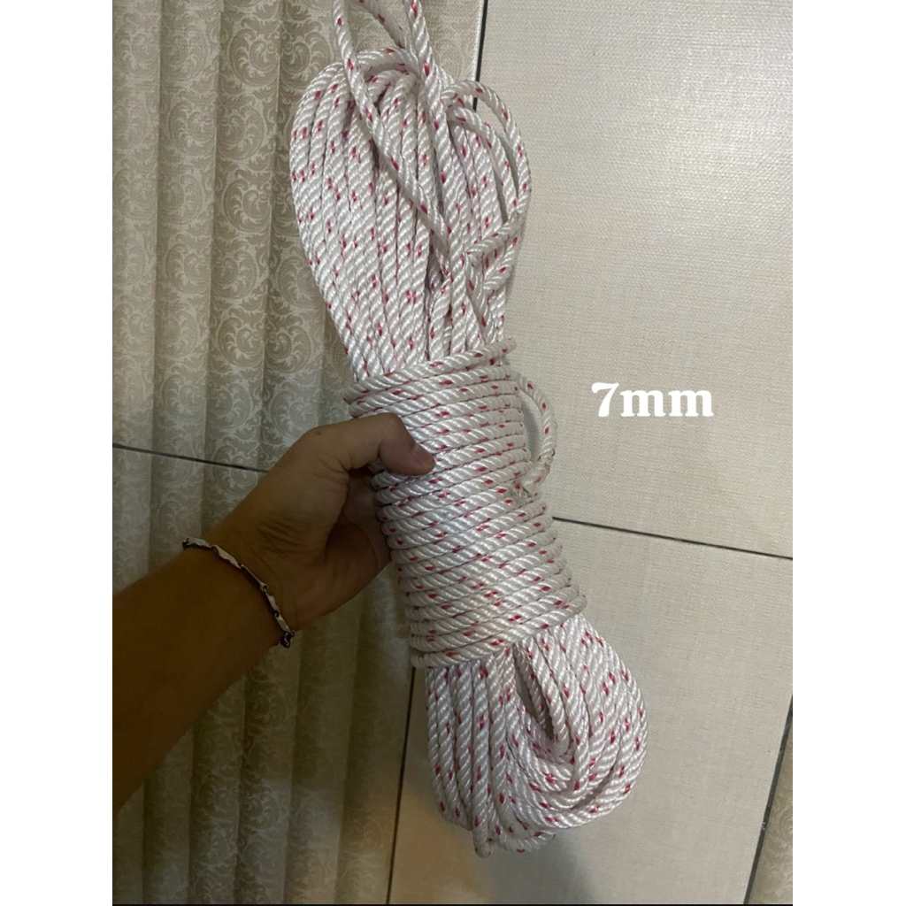 

TALI TAMBANG PPD 7mm PANJANG 10m-50m - 1 kg