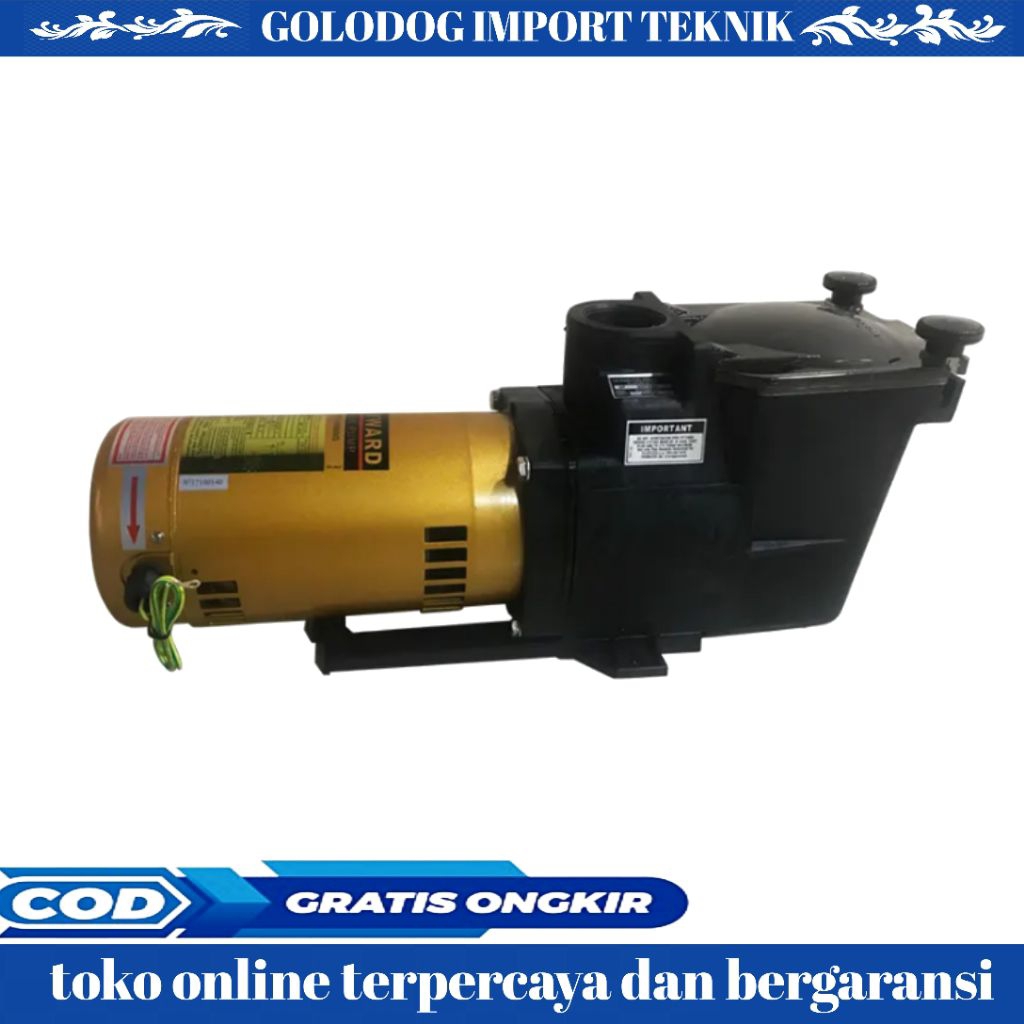 Pompa Kolam 1 HP Hayward Super Pump - Pompa Untuk Sirkulasi Kolam Renang