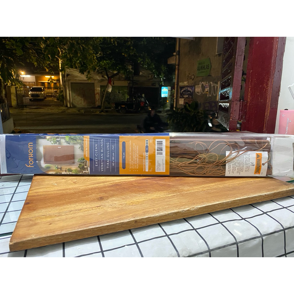 Venetian Blind Tirai Jendela Vertikal (Merk Forhom Produk Azko)