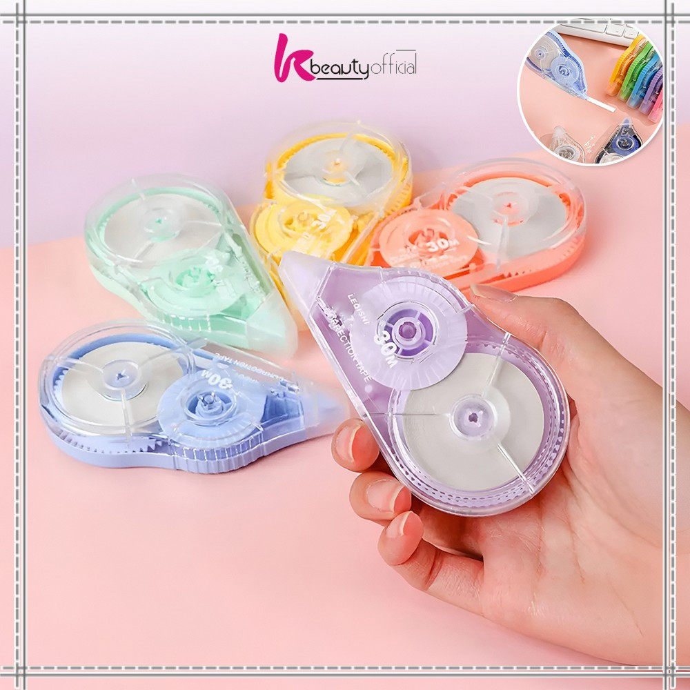 

EC KB-A113 Correction Tape Polos Tipe X Kertas Roll Serbaguna / Pita Koreksi Peralatan Sekolah Anak / Tip Ex Correction Students Stationary