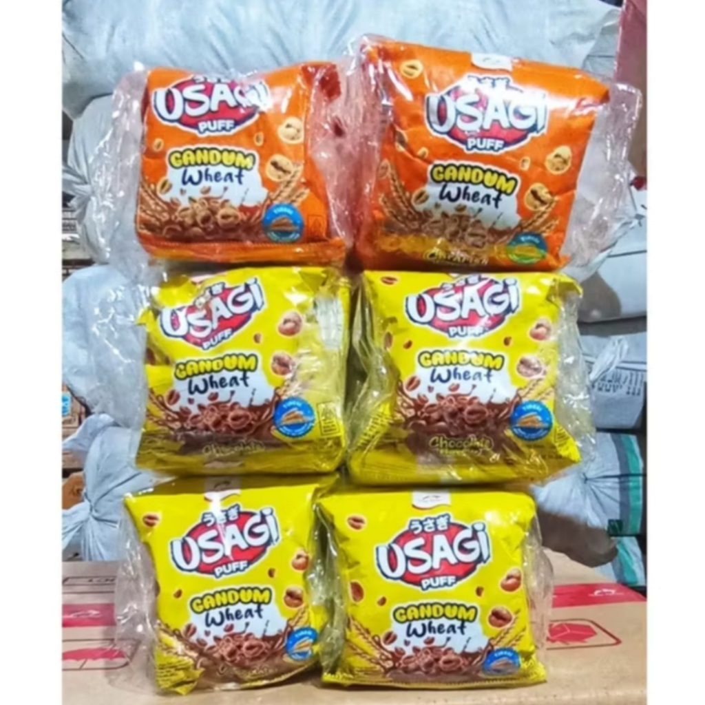 USAGI PUFF GANDUM COKLAT CARAMEL 10GR