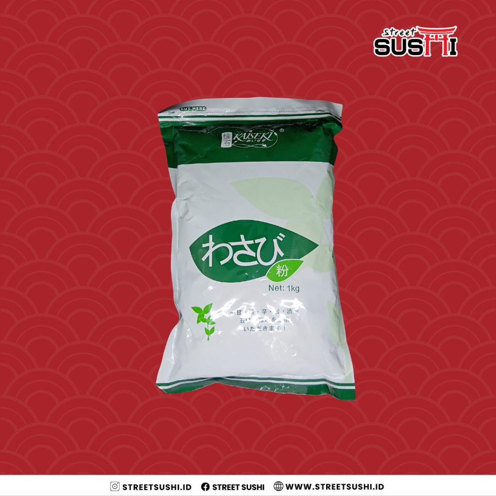 Wasabi Powder 1 kg | Bubuk Wasabi Jepang | Bumbu Sushi & Sashimi
