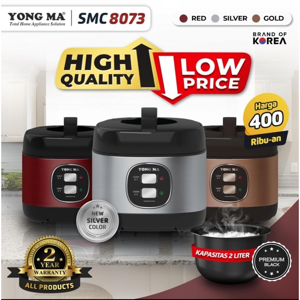 Magic Com Yong Ma Manual 2L SMC 8073 Cooker