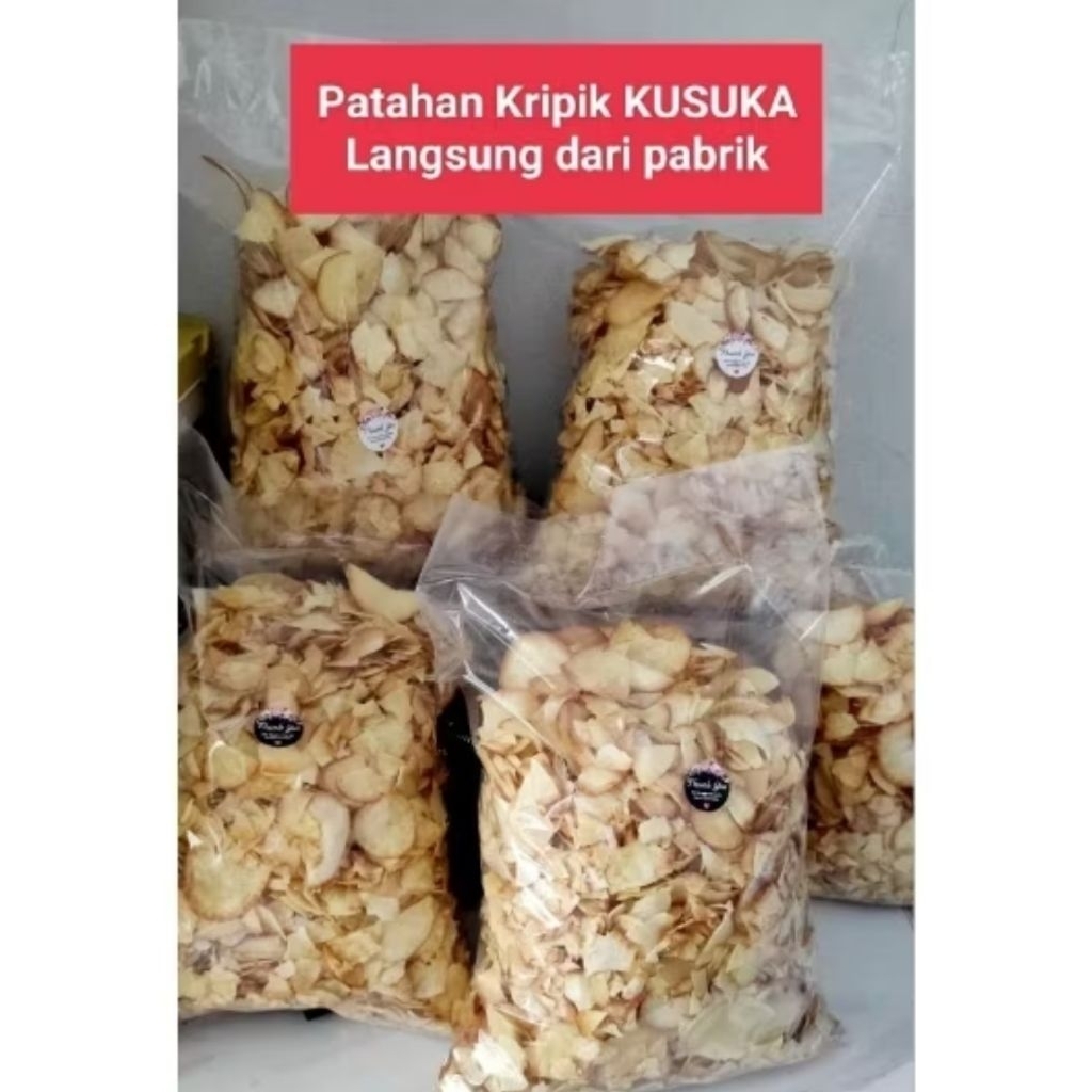 

DIJAMIN TERMURAH! Keripik Singkong (PATAHAN) LANGSUNG PABRIK KUSUKA. EXP. LAMA/BACA DESKRIPSI/cemilan tanpa msg/ceriping