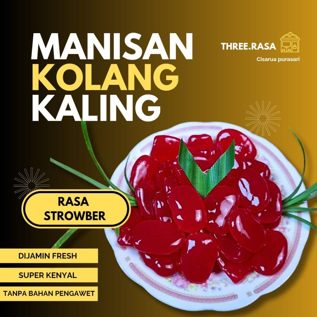 

MQNISAN KOLANG KALING RASA STRAWBERRY BERAT 1KG