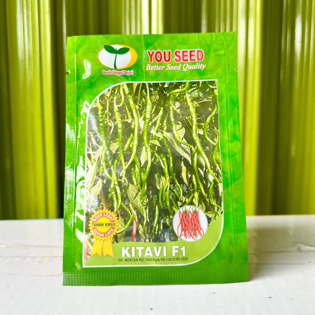 Benih Cabai Keriting Hibrida KITAVI F1 10gram Cal You Seed
