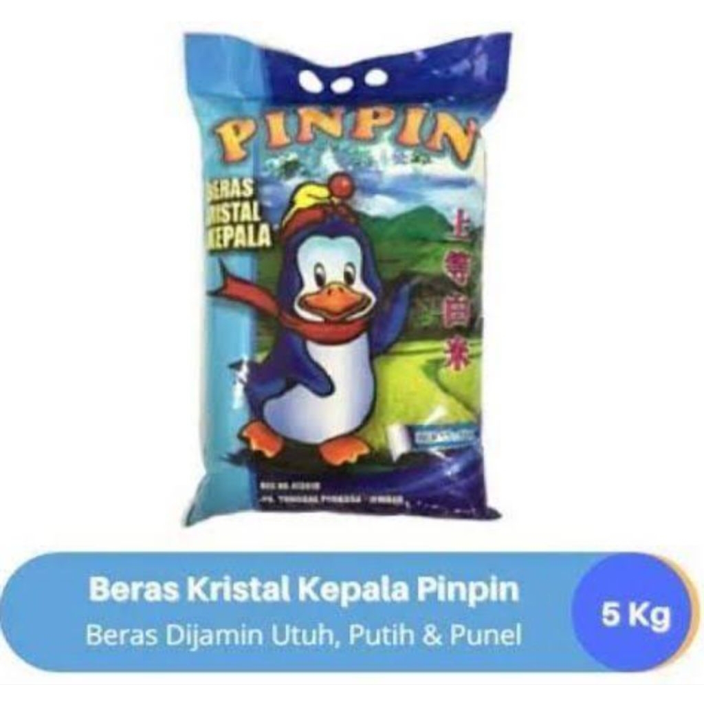 

Beras pinpin kemasan 5 kilogram