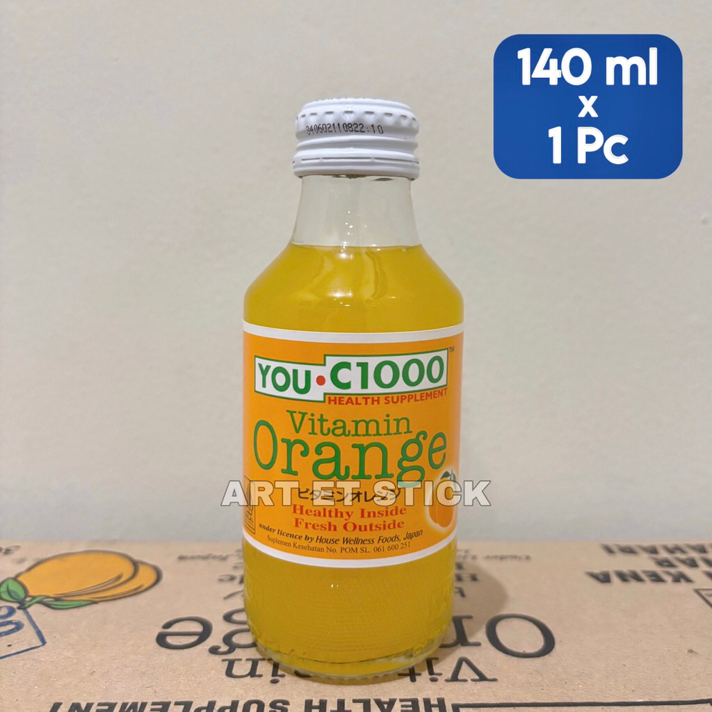 

YOU C 1000 Orange 140 ML Botol Kaca