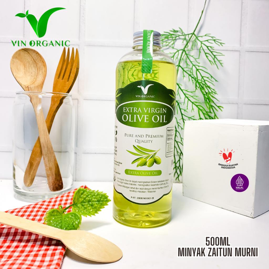 

VIN ORGANIC Extra Virgin Olive Oil / Minyak Zaitun Murni 500ml