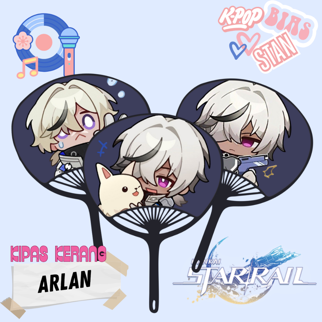 TANPA PRE ORDER | KIPAS KERANG ARLAN HONKAI STAR RAIL
