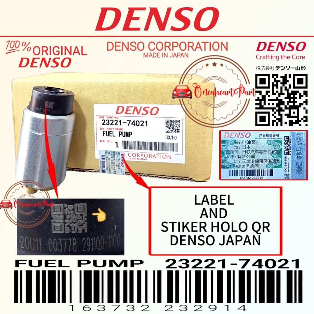 DENSO - FUEL FUL PUMP PUM PAM ROTAK POMPA MINYAK BENSIN INNOVA INOVA HILUX HILUK FORTUNER PORTUNER 2