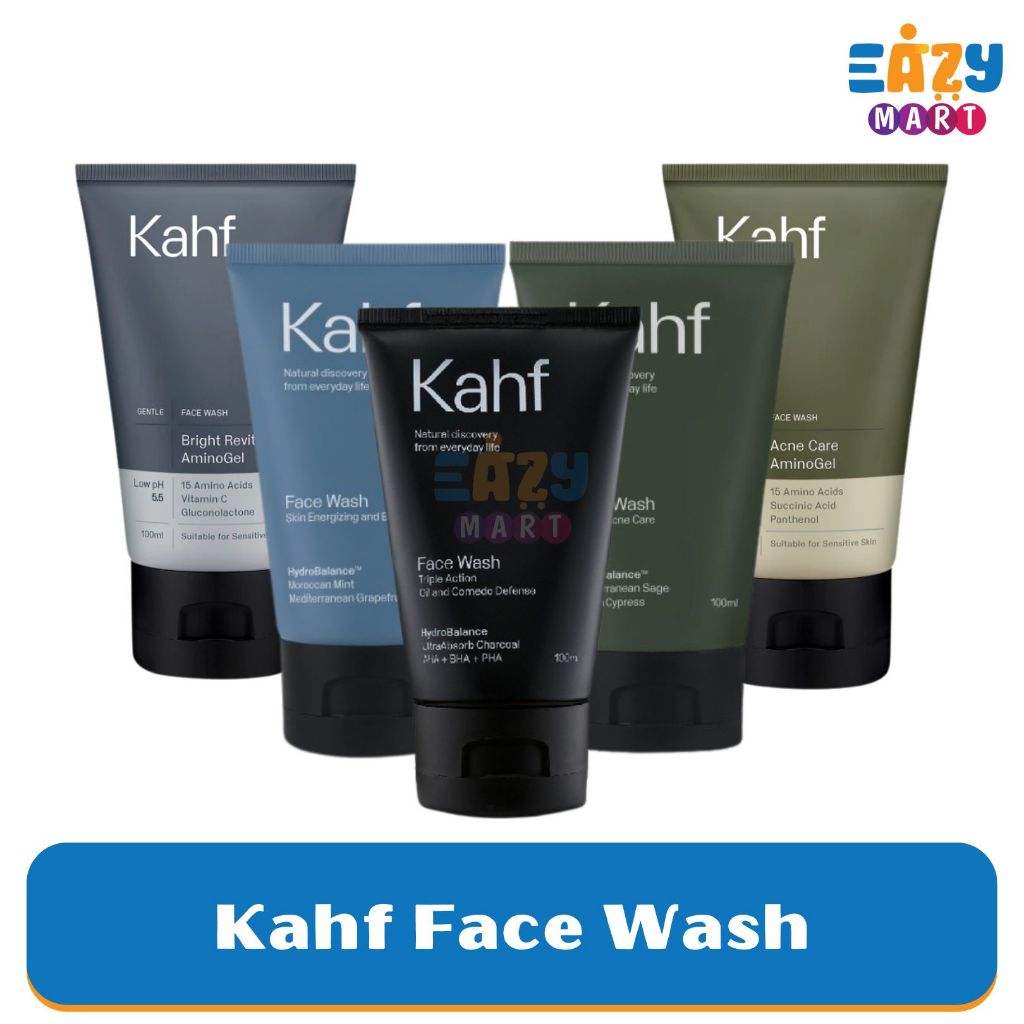 Kahf Face Wash Sabun Cuci Muka Pria