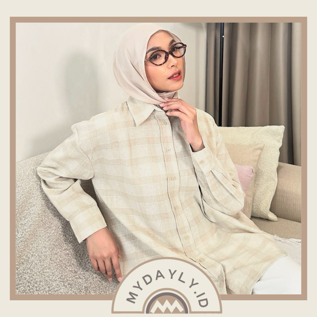 KEMEJA LINEN OVERSIZE BY ARASCARF