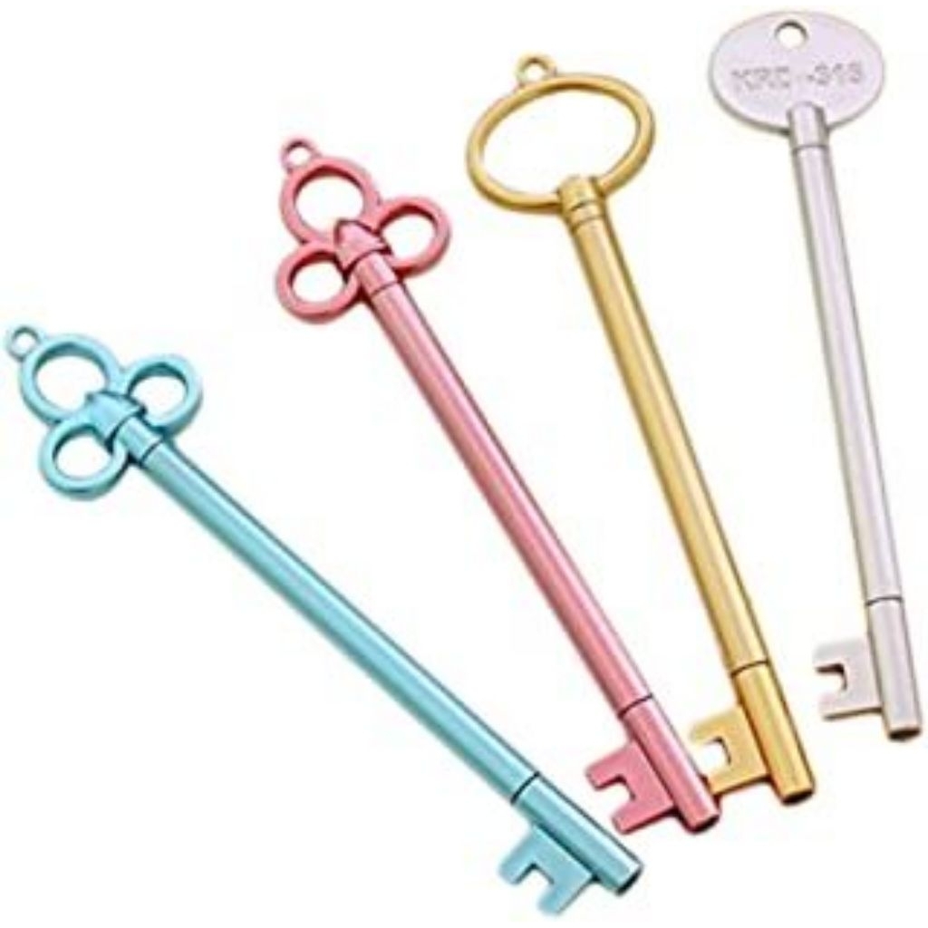 

Key Shape Ballpoint Pen || Pulpen Kunci Vintage