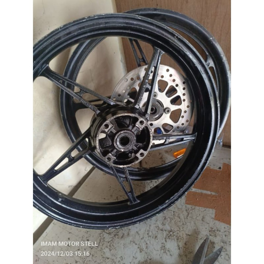 pelk velg depan belakang yamaha jupiter mx new 135 copotan original