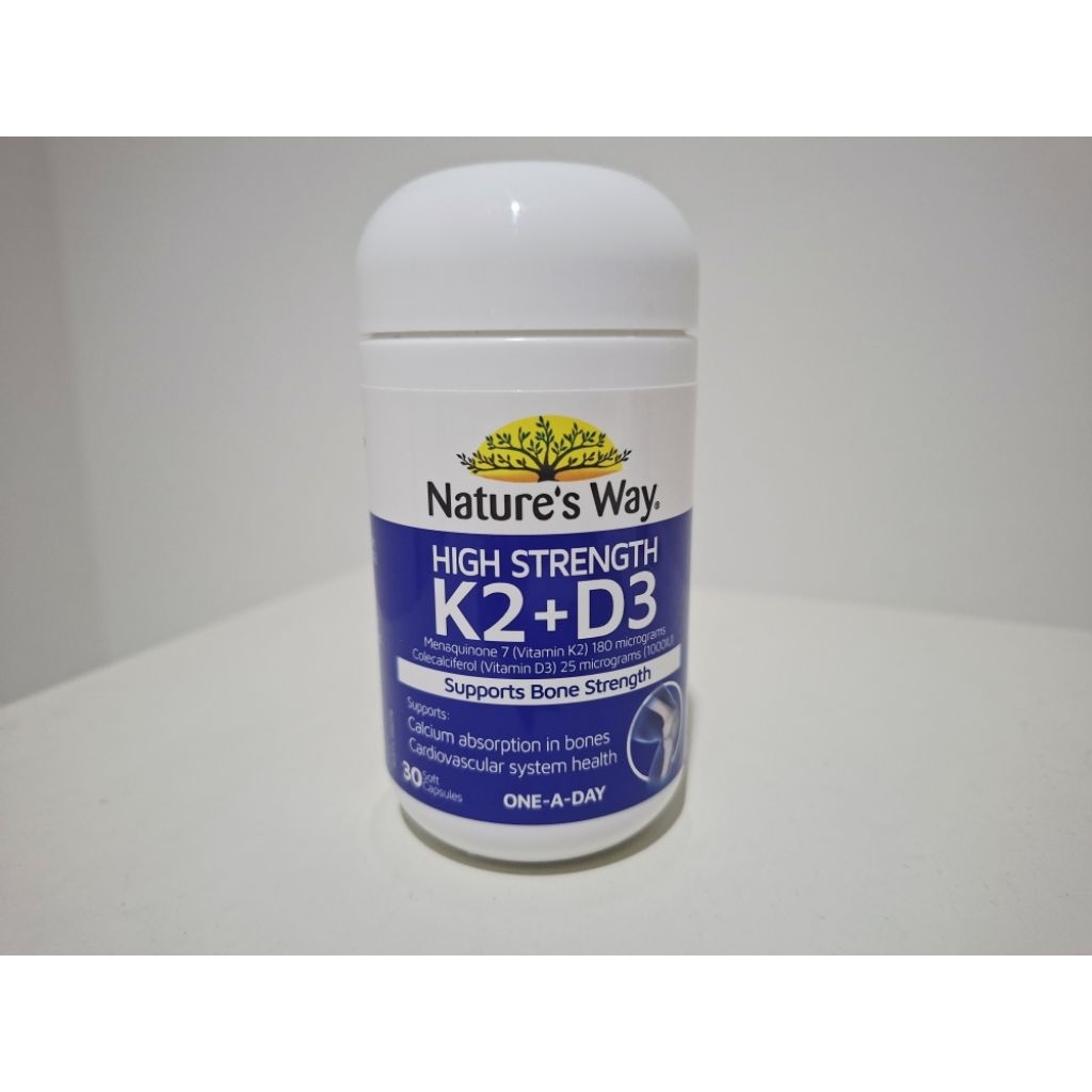 Nature's Way K2 + D3 30 Soft Capsules